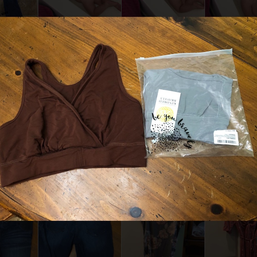 Brand new nursing bras.